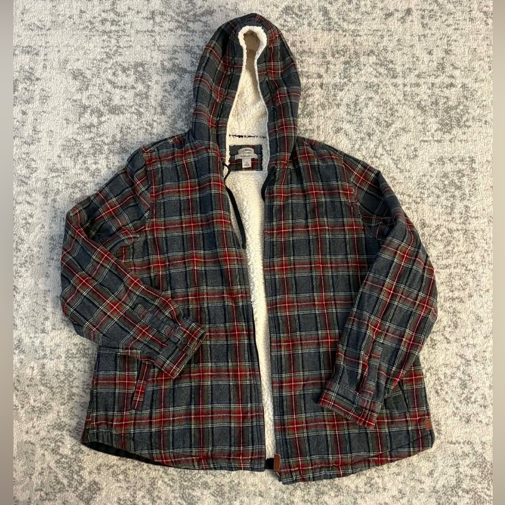 L.L Bean Fleece Lining Jacket Size 1X